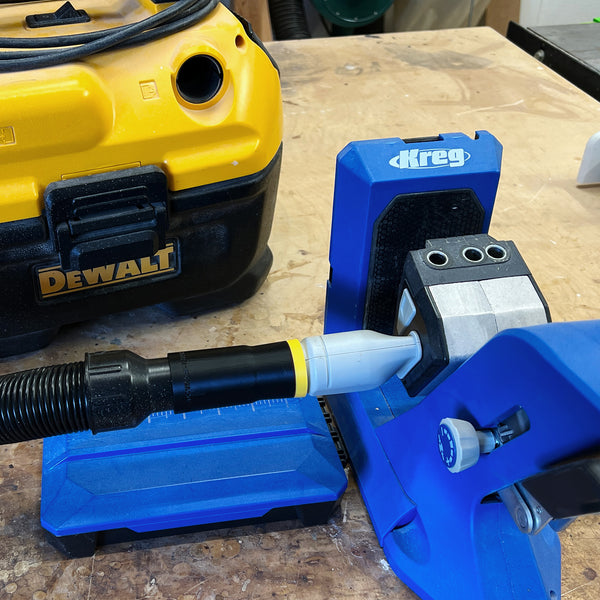 DeWalt 20V MAX 2 gal Cordless Wet/Dry Vacuum 20 Vac Hose Adapter For The Kreg® Pocket-Hole Jig 720PRO