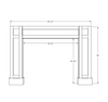 Shaker Fireplace Surround Pre-Cut DIY Build Kit