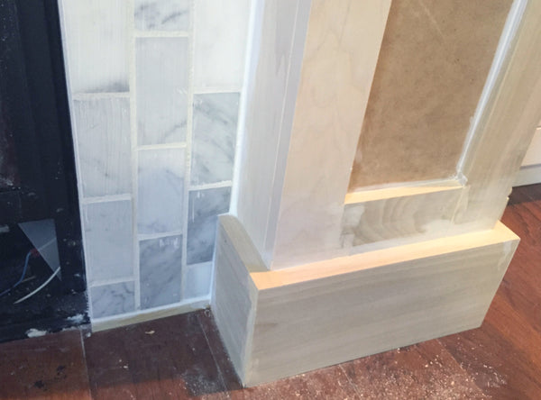 Shaker Fireplace Surround Pre-Cut DIY Build Kit