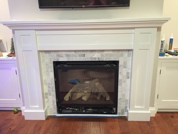 Shaker Fireplace Surround Pre-Cut DIY Build Kit